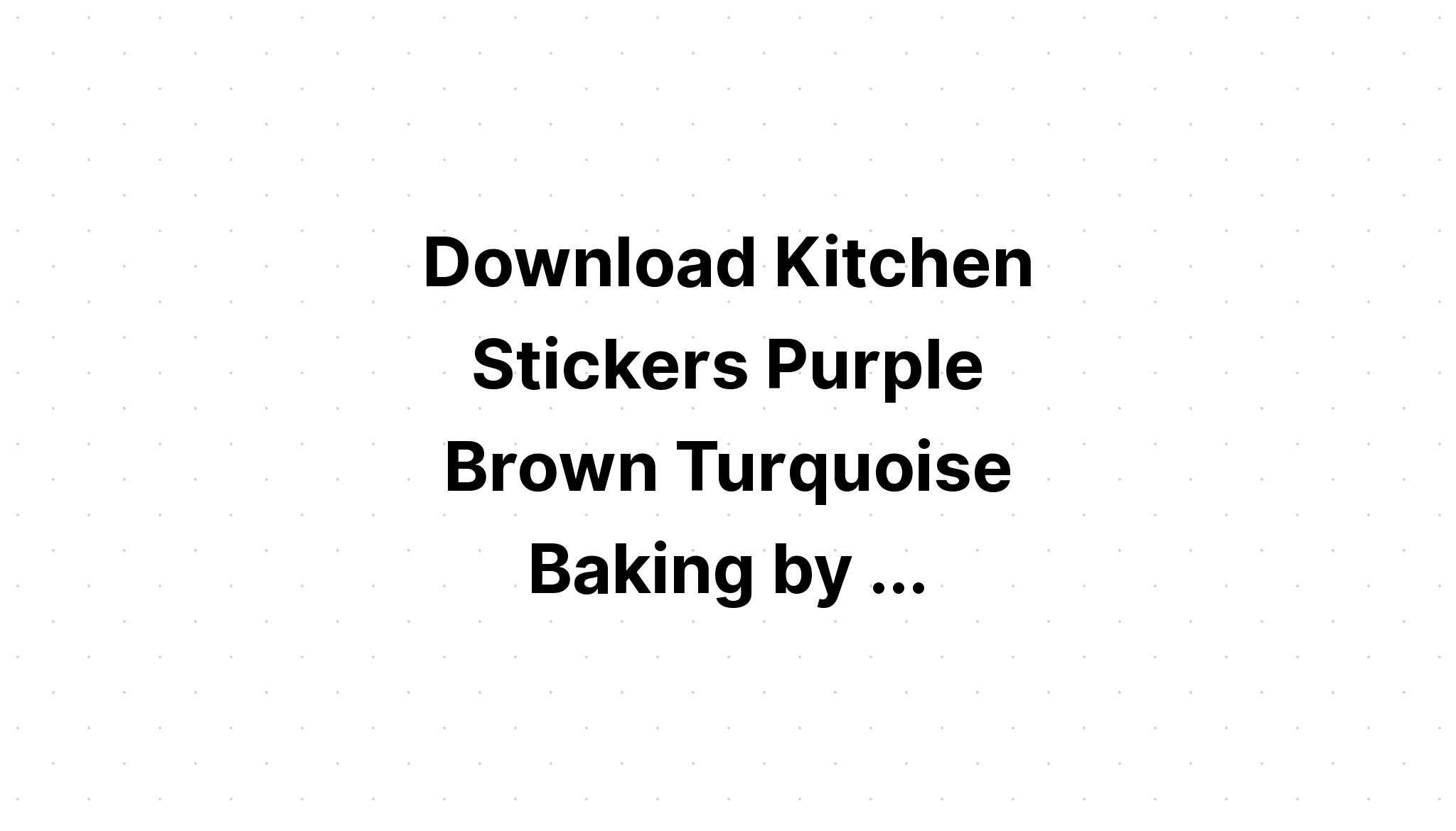 Download Kitchen Bake Decal Monogram Frame SVG File